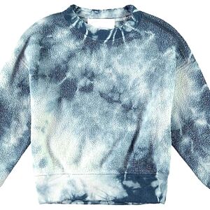 NEW BELLA DAHL girl's navy jewel dye sweatshirt